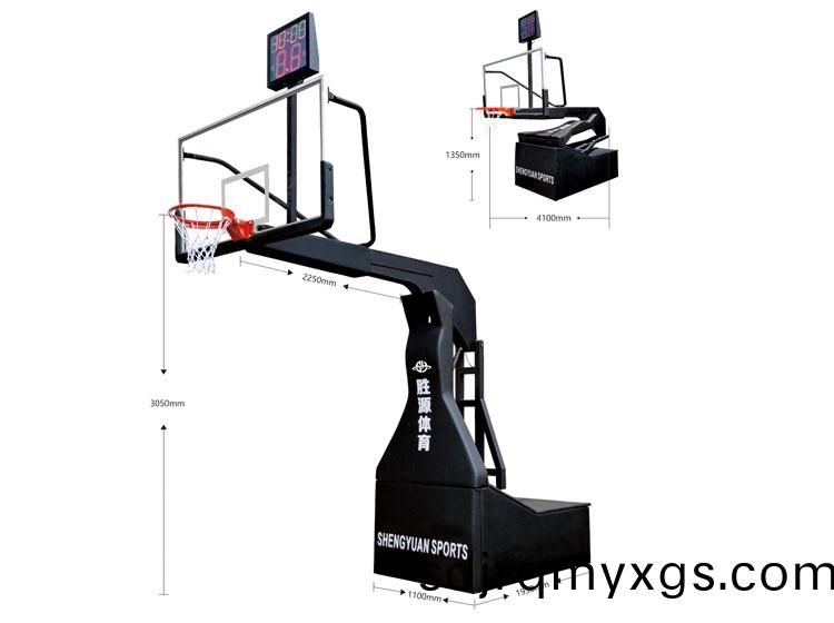 SY-A-002 電(dian)動液壓(ya)籃(lan)毬(qiu)架(jia)