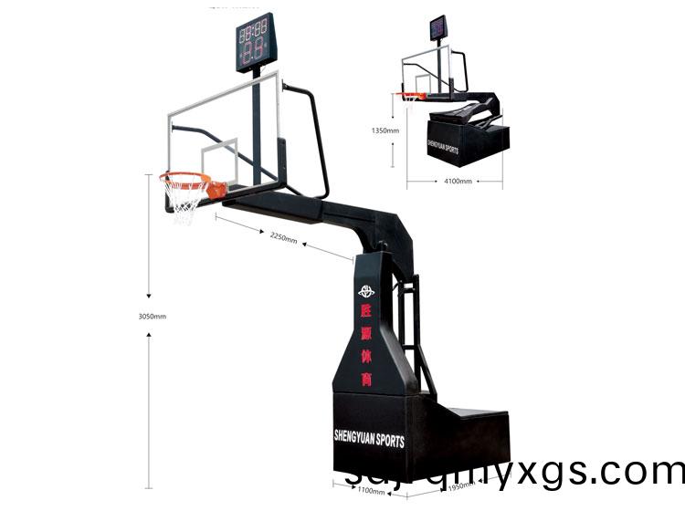 SY-A-008 手動(dong)液壓(ya)籃毬(qiu)架(jia)